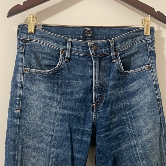 Citizens Of Humanity Amari Step Hem Mid Rise Front Seam Ankle Jeans Size 26 - Picture 7 of 14